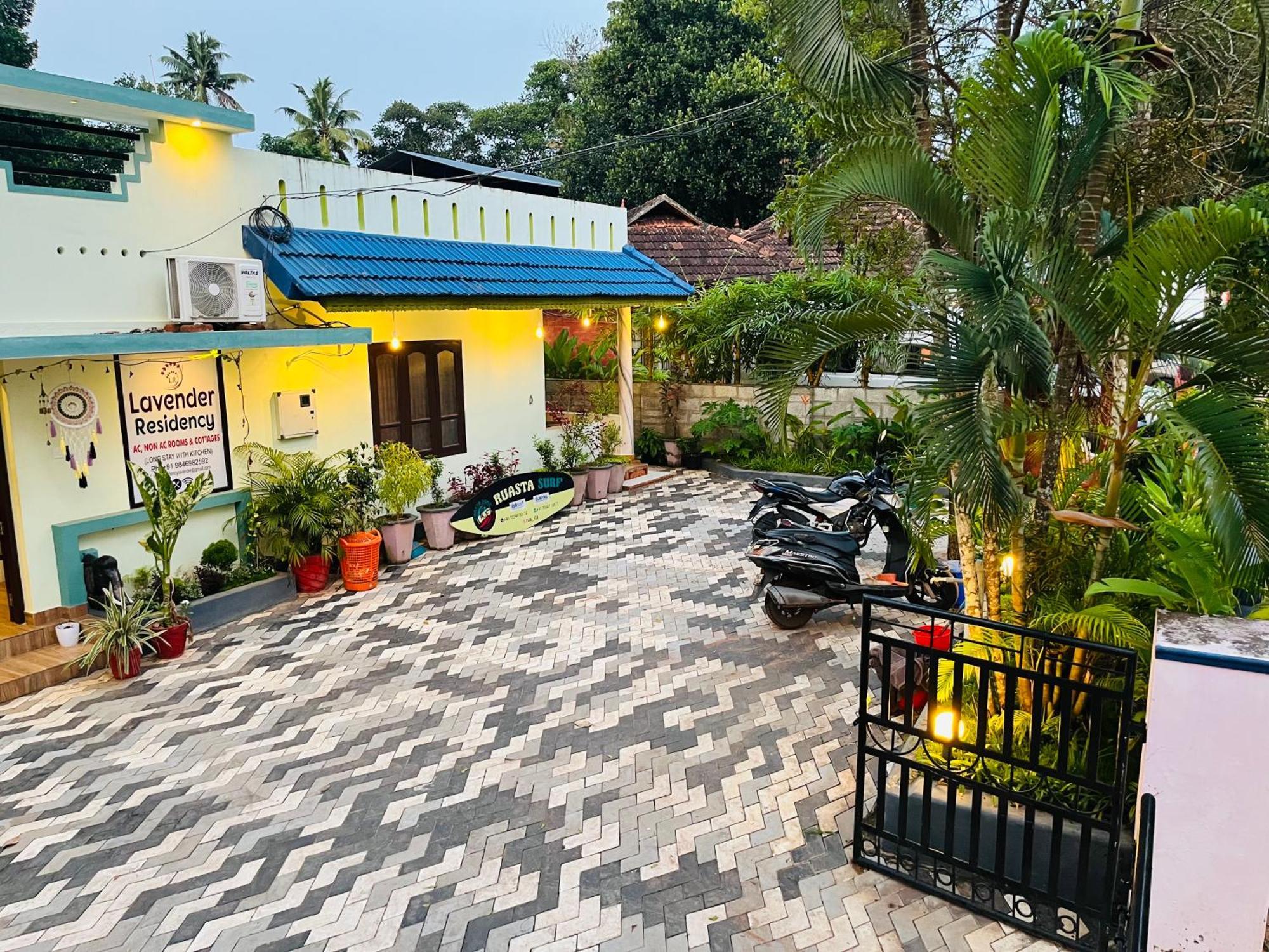 Lavender Residency Bed & Breakfast Varkala Ngoại thất bức ảnh