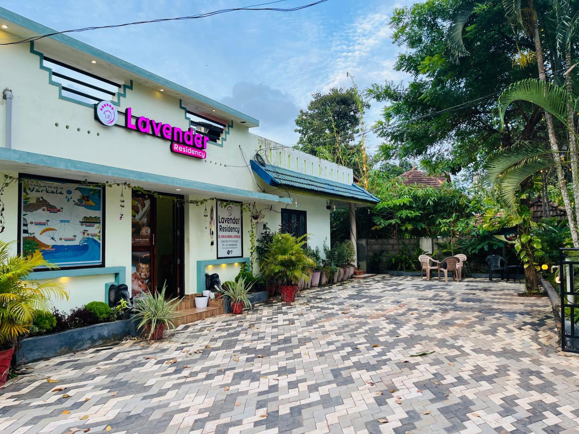 Lavender Residency Bed & Breakfast Varkala Ngoại thất bức ảnh